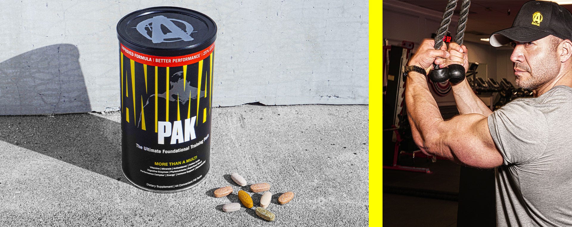 Legendary Animal Pak drops to eight pills with an improved formula