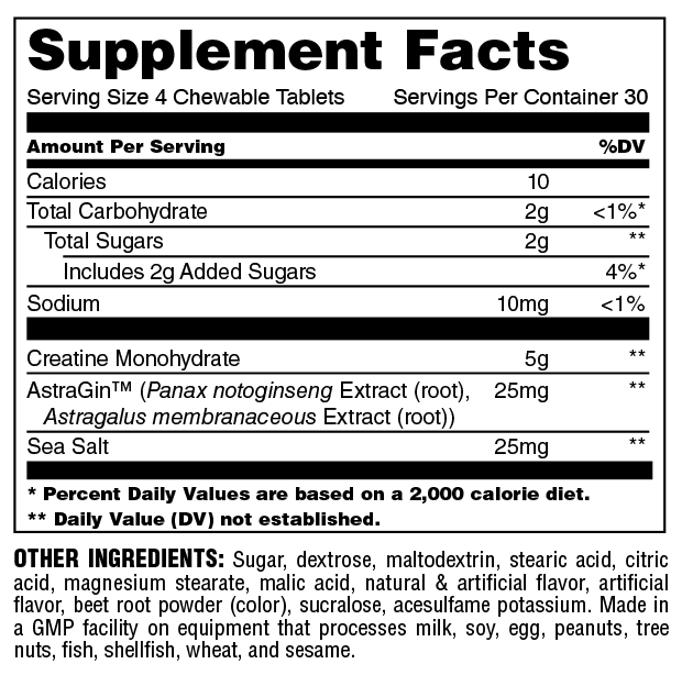 nutrition facts