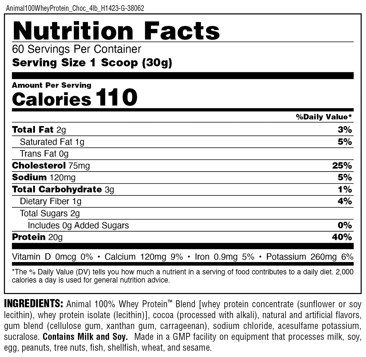 nutrition facts