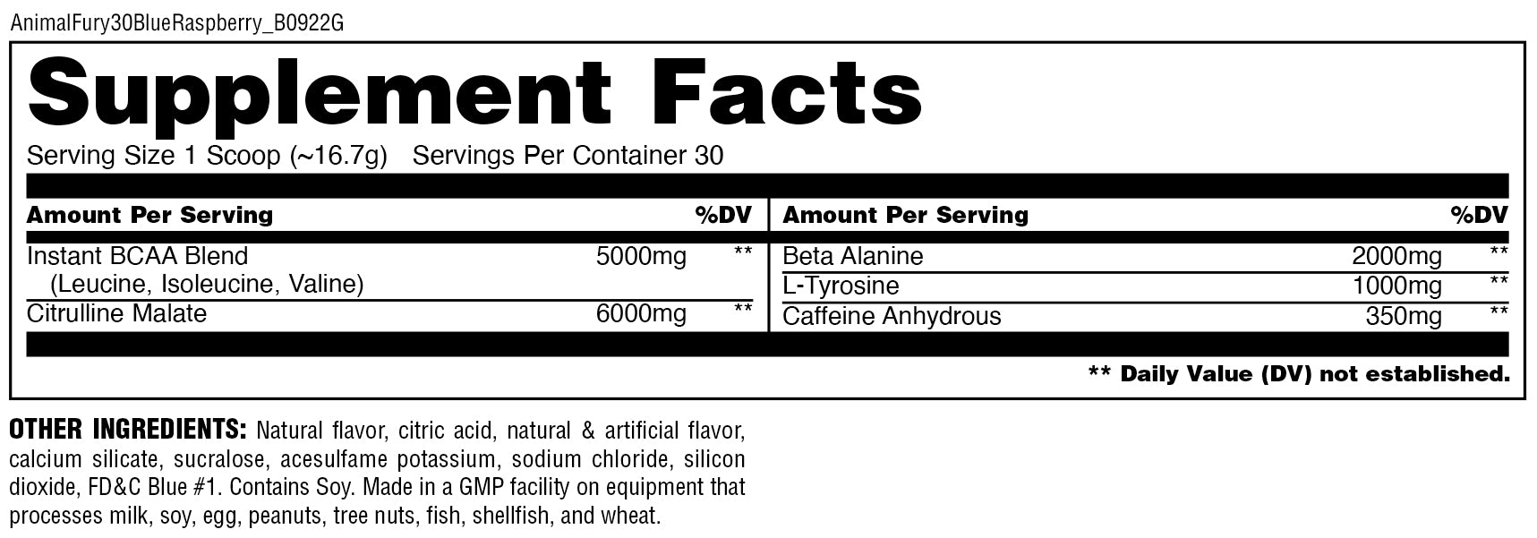 nutrition facts