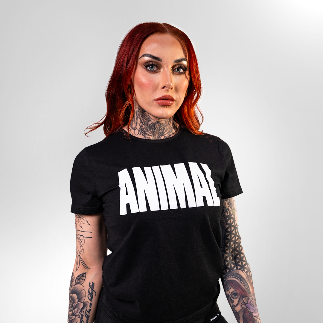 Animal Women's Iconic Tee Black & White – Animal Pak