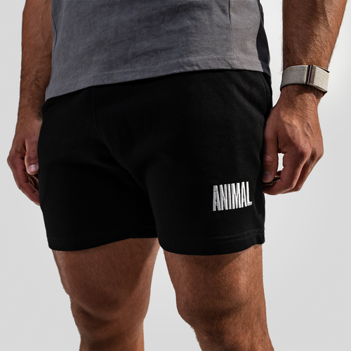 Animal Essential Mens Black Sweat Shorts
