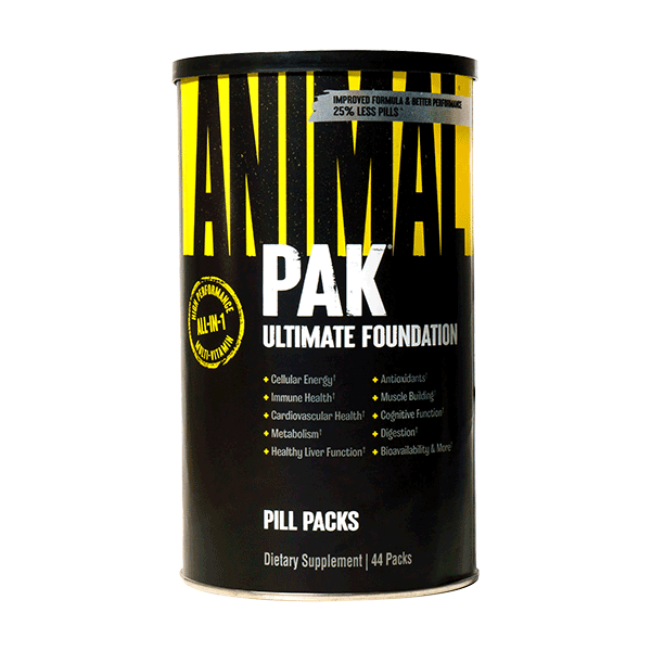 Animal Pak Multivitamin Pill Packs