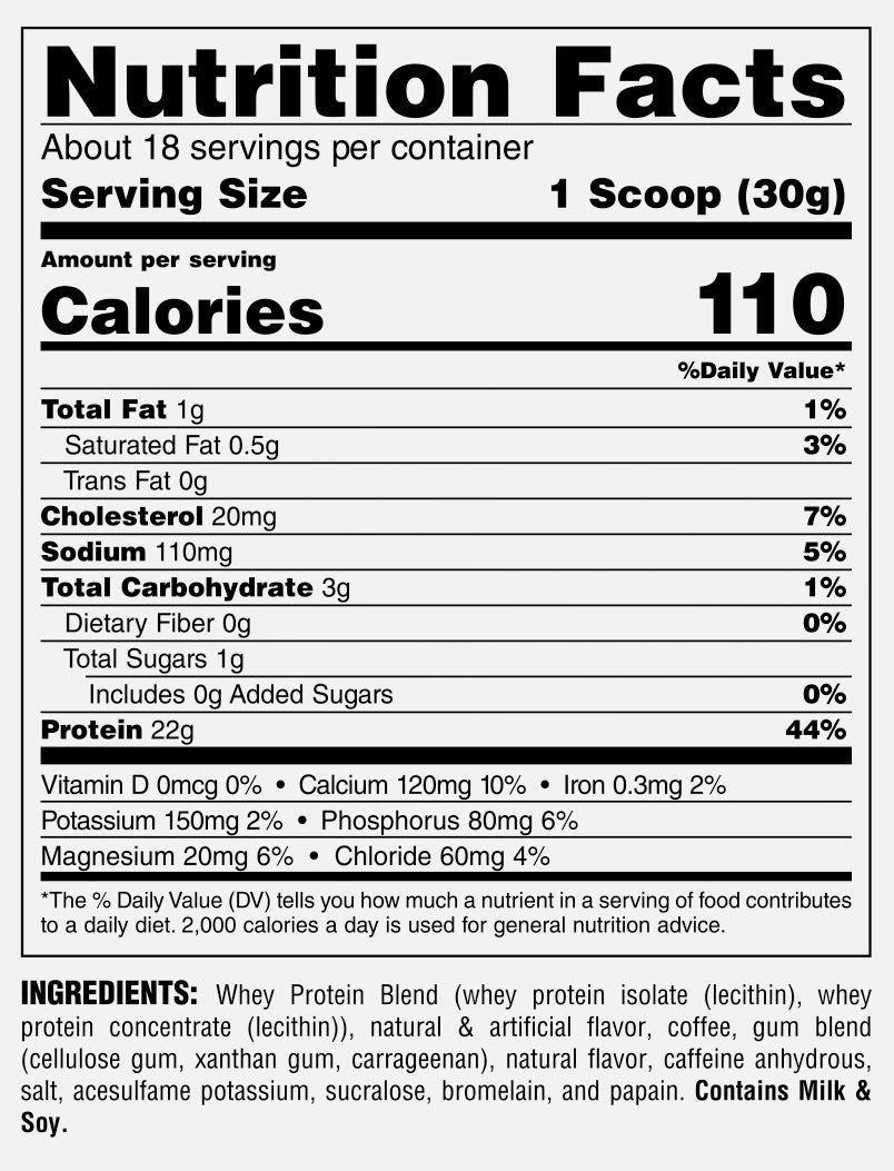 nutrition facts