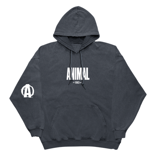 Animal 1983 Dark Heather Gray Hoodie