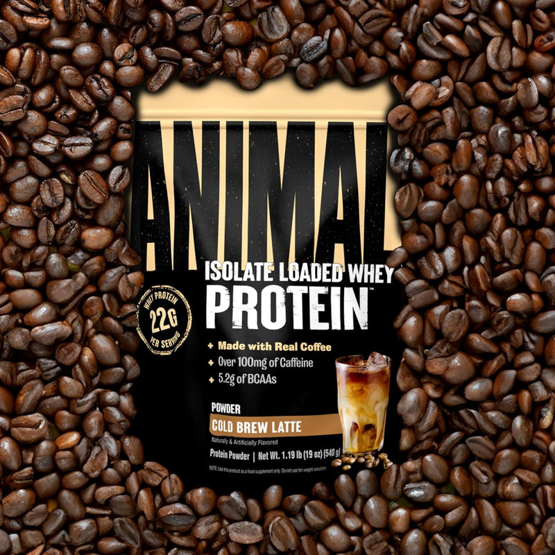 Animal Isolate Loaded Whey Cold Brew Lattee Protein