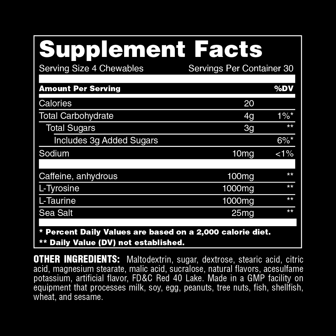 nutrition facts