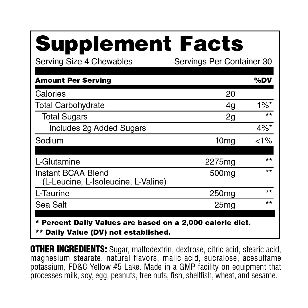 nutrition facts