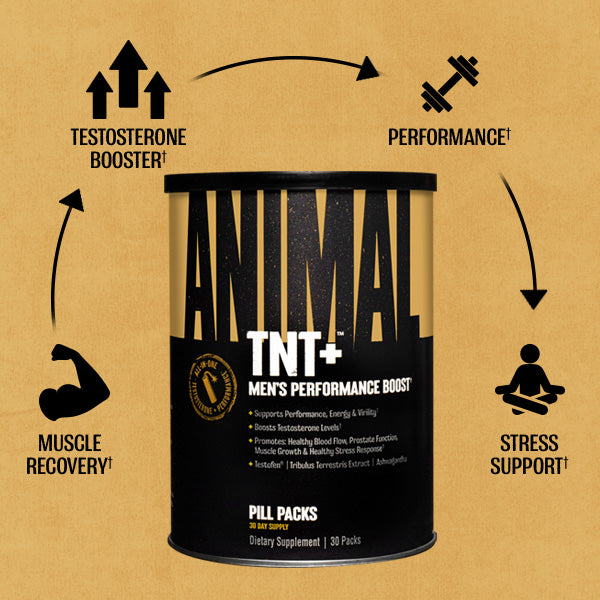 Animal TNT+ Testosterone Booster: Muscle Building Supplements for